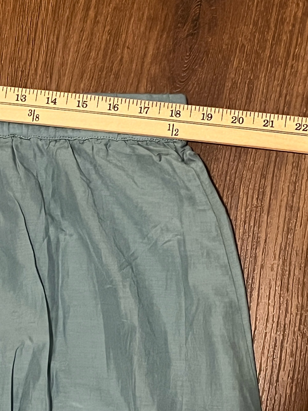 J Jill Pure | New Silk Blend A-line Pull on Midi Skirt Women’s size XL blue Sage - Picture 8 of 9